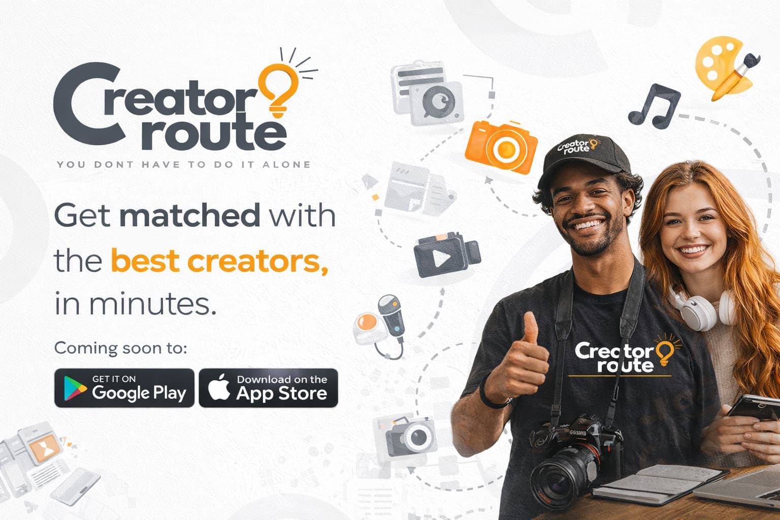 Creator Route app download banner